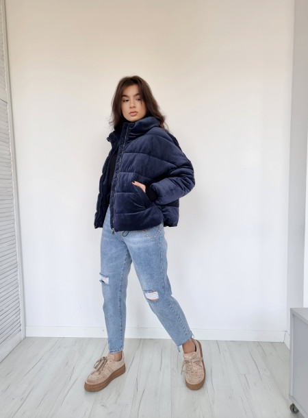 Kurtka zimowa L-913 granat