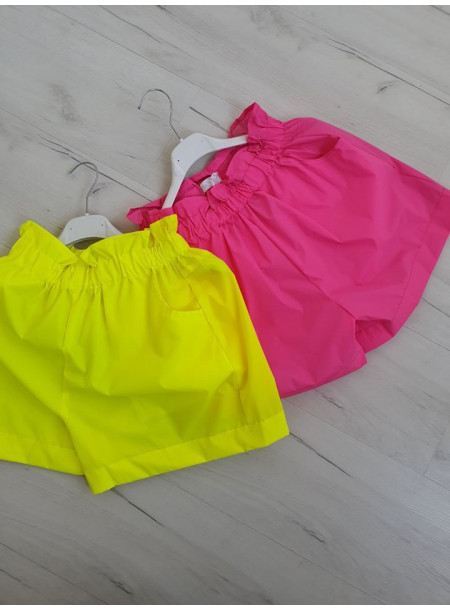 Szorty neon 9-y33 żółty 2