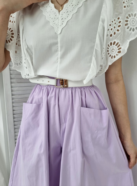Szorty midi 8193 fiolet