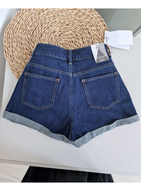 Szorty jeans 3990 ciemno niebieski