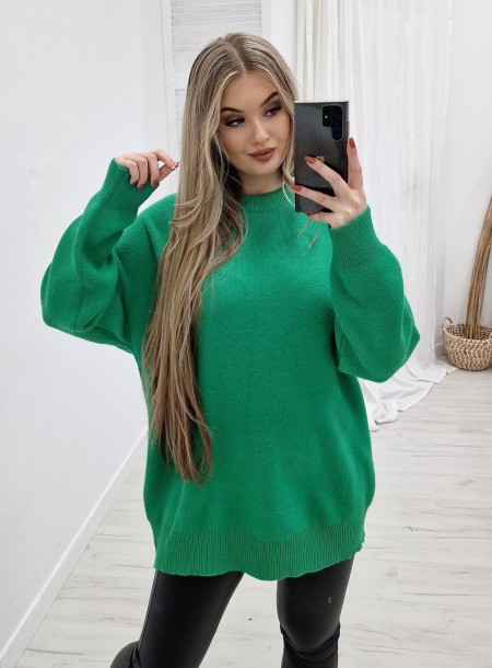 Sweter Oversize AB202 Zielony