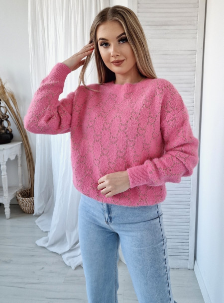 Sweter Oversize 1979 różowy