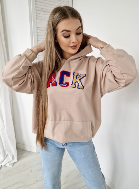Bluza oversize 320 beżowa
