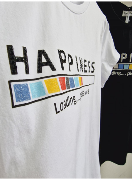 Bawełniany T-shirt Happiness 2780 2