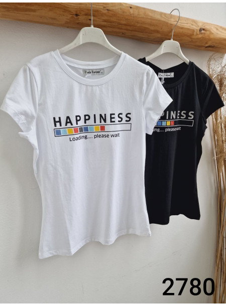 Bawełniany T-shirt Happiness 2780