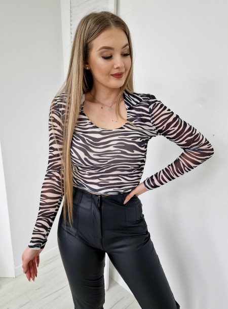 Bluzka Zebra 23501 czarna