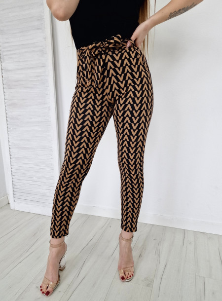 Spodnie wizytowe A20 beżowe