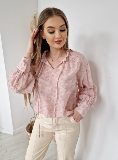 Elegant blouse JH1139 pink