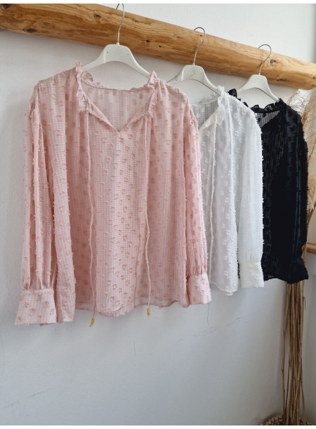 Elegant blouse JH1139 white