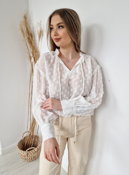 Elegant blouse JH1139 white