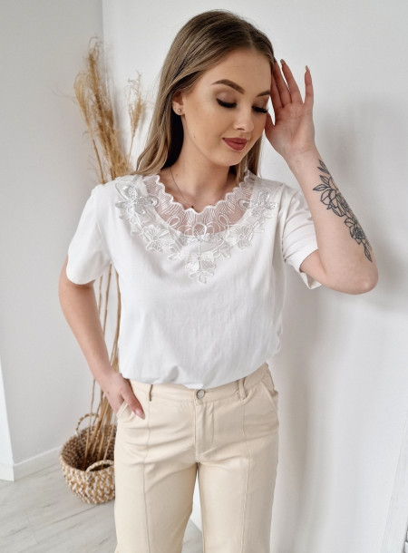 Cotton blouse 5275 white