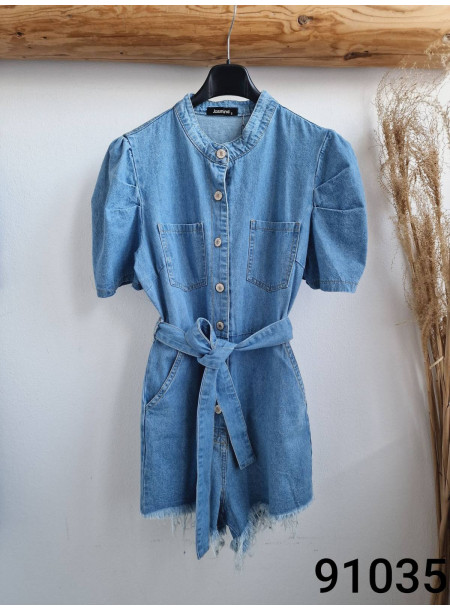 Jeans jumpsuit 91035 blue 2