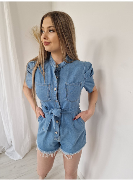 Jeans jumpsuit 91035 blue