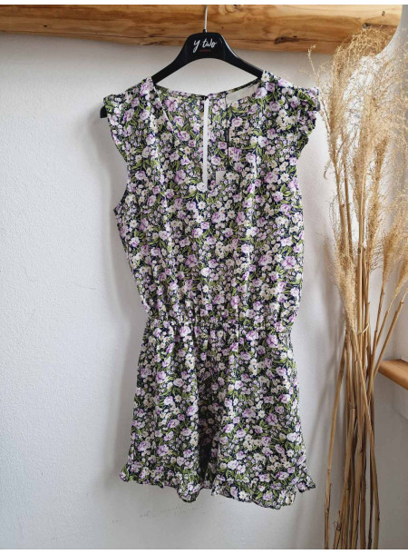 Floral jumpsuit 1814 green 2