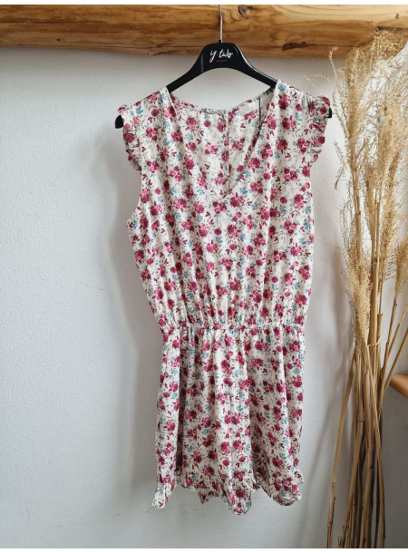 Floral jumpsuit 1814 pink 2