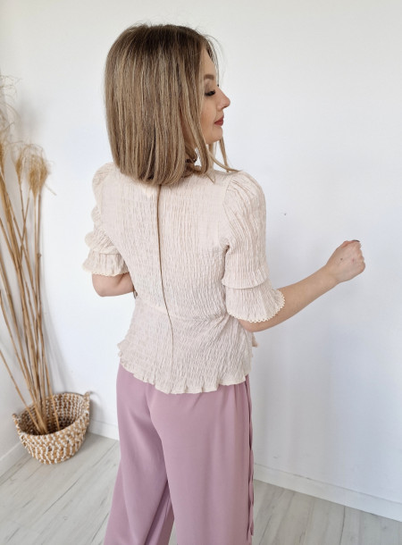 Muslin shirt 92 beige 2