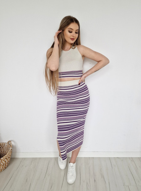 Wiskozowy komplet 1465 biały