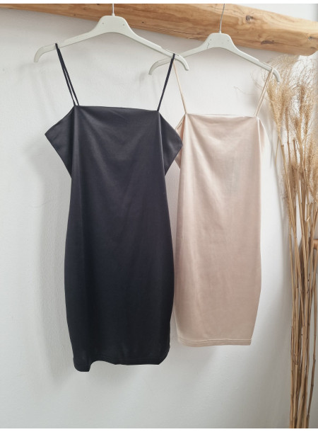 Satin dress 9251 ecru 2