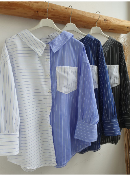 DUO shirt 7856 dark blue 2