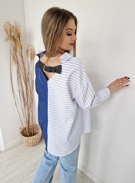 Koszula oversize DUO 7856 granat