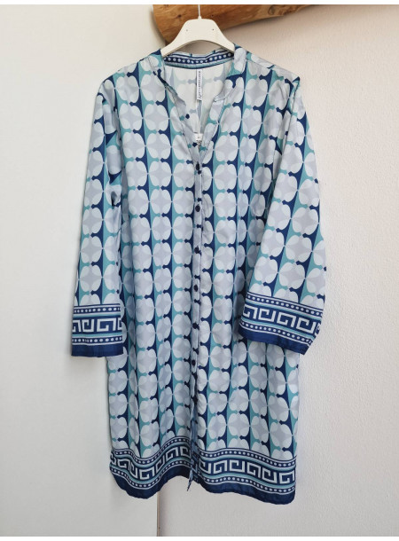 Silk shirt 9053 blue 2