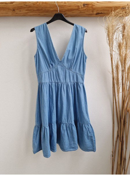 Denim dress 96526 blue