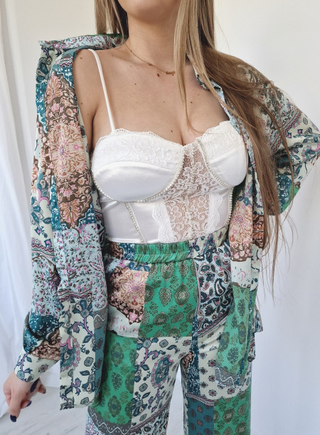Lace corset 5382 white