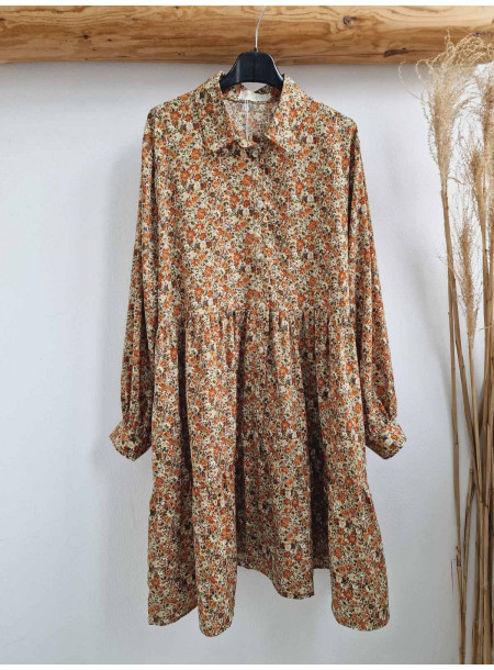 Sukienka oversize 13274 zielona 2