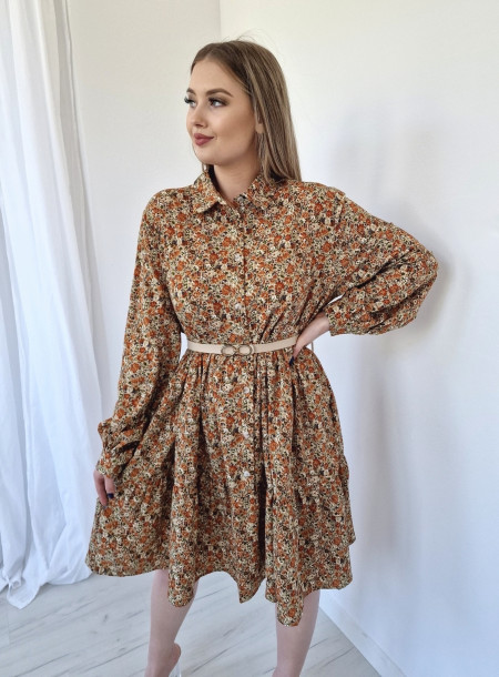 Oversize dress 13274 green