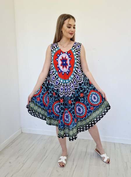 Sukienka indyjska 1772 czerwona