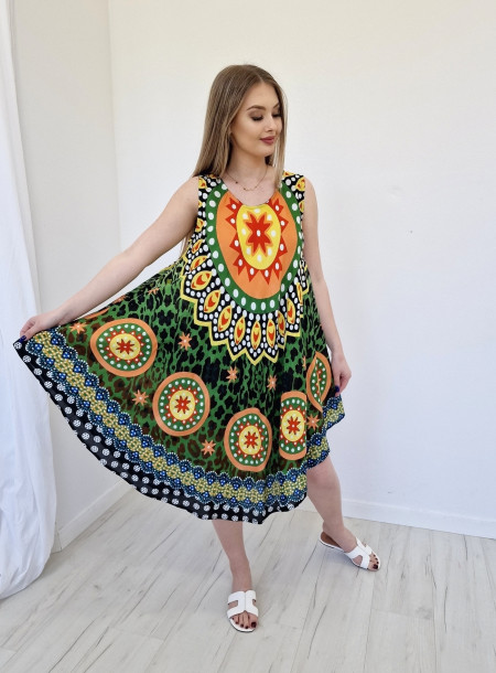 Indian dress 1772 orange