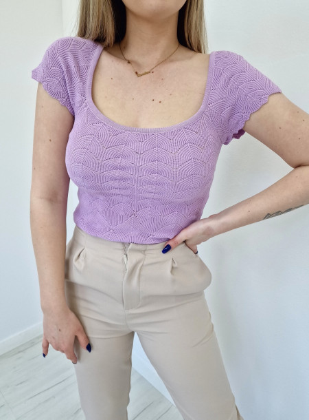 Viscose blouse K02 lila