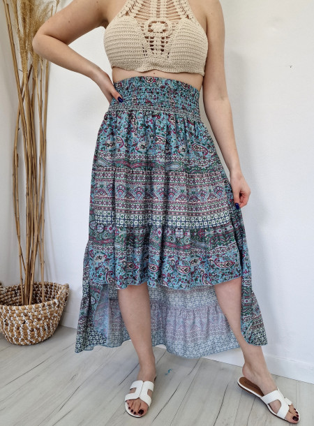 Silk skirt 9090 pink
