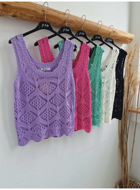 Openwork blouse 270 black 2