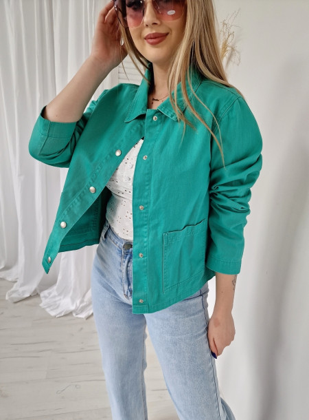 Denim jacket 0159 green