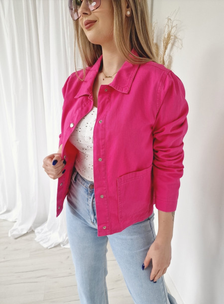 Denim jacket 0159 pink