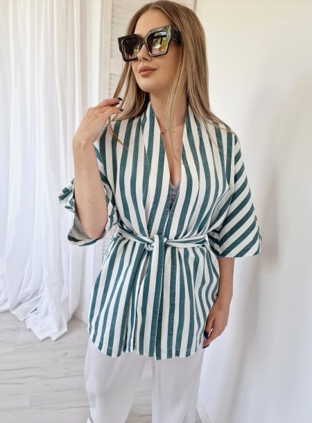 Oversizowa marynarka J650 zielona