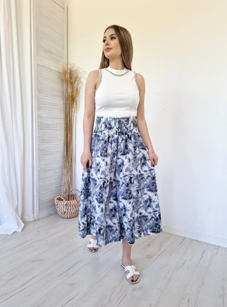Midi skirt-pants 1253 black
