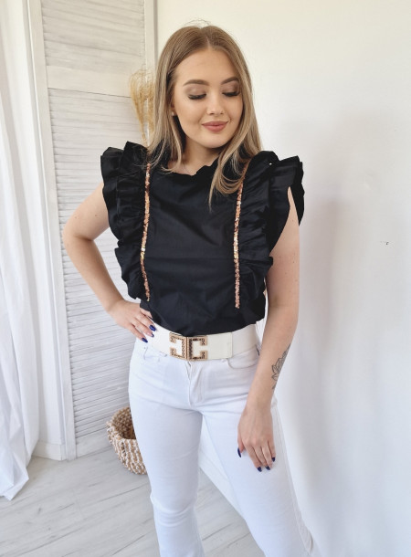 Elegant blouse 91859 black