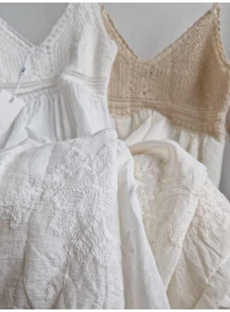 Boho dress 521 white 2