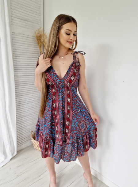 Silk dress 2036