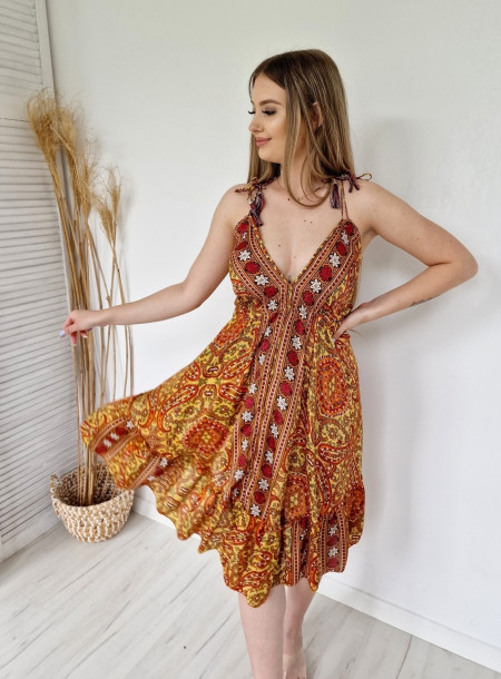 Silk dress 2036