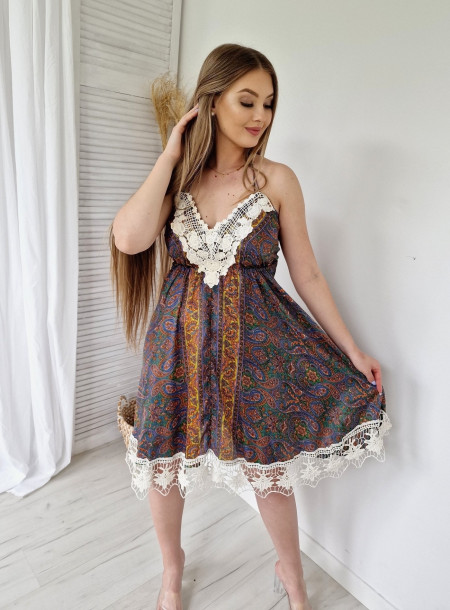 Silk dress 2039