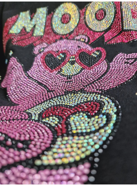 T-shirt Mood 2220 czarny