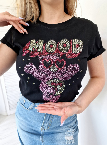 T-shirt Mood 2220 czarny