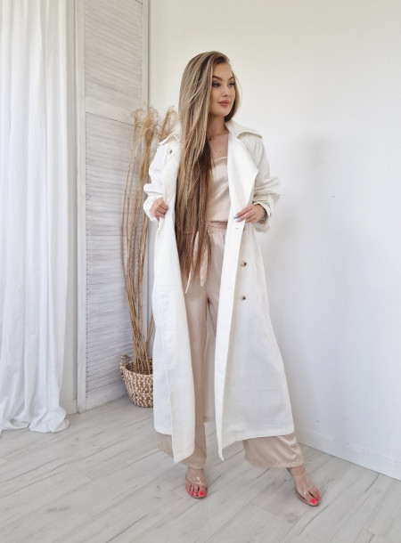 Linen trench 2207