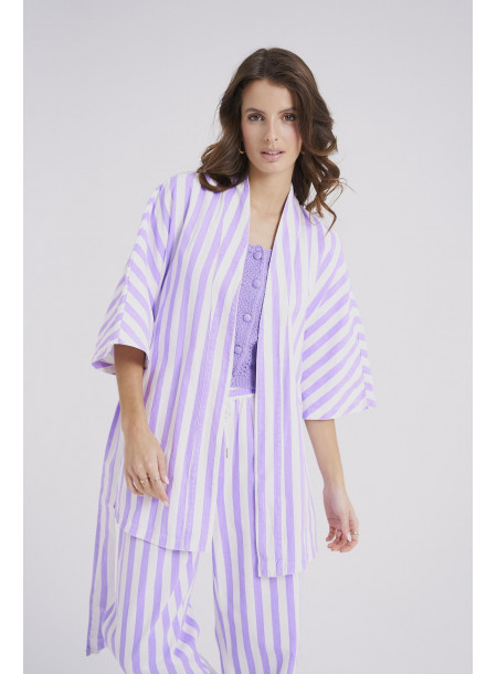 Oversized jacket J650 purple