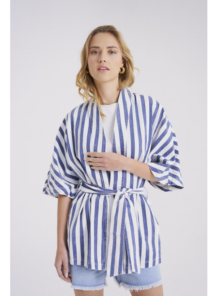 Oversized jacket J650 dark blue
