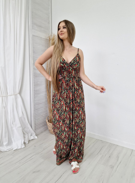 Wiskozowa sukienka maxi 25407