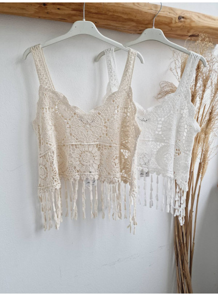 Top boho 35762 biała 2